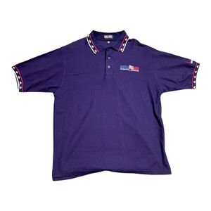 King Louie Verizon 2004 Democratic Convention Polo | Size XL | Made in USA | Nav